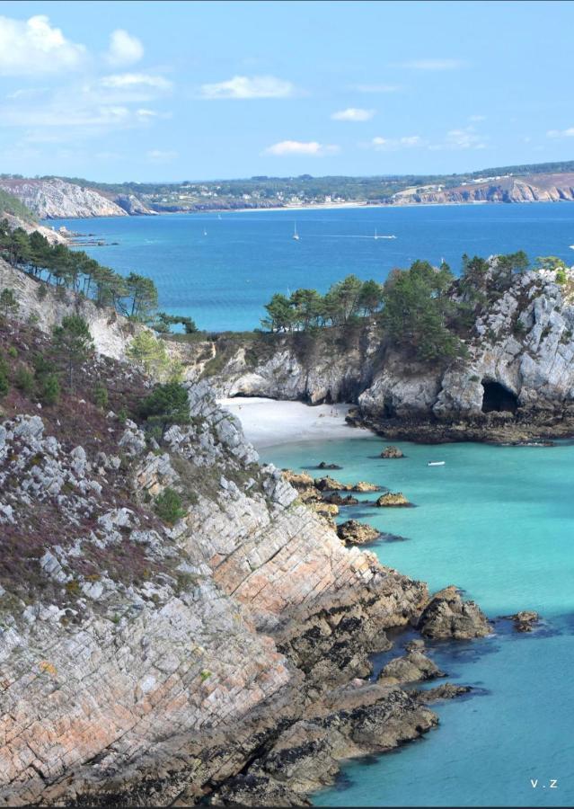 Maison A Morgat En Bretagne Sur La Presqu'Ile De Crozon Situee A 800 M De La Mer Piscine Chauffee Toute L'Annee Travaux Piscine Du 10 Au 20 Juin 2025 Exterior foto